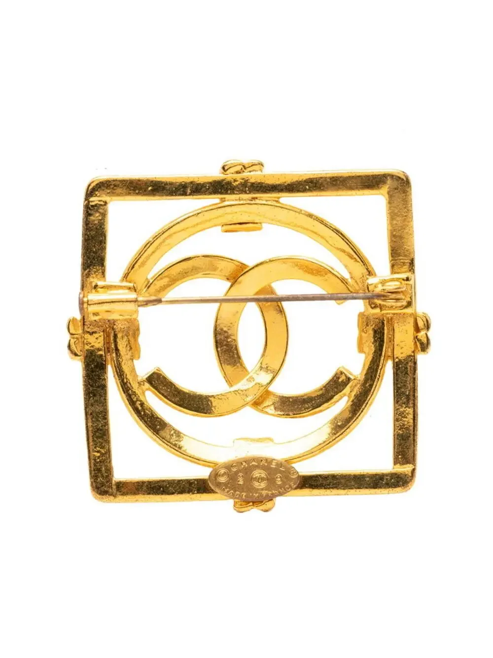 Chanel Cc Logo Brooch Metal #250218C76B